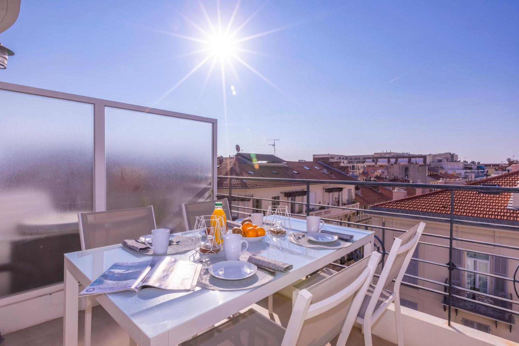 Rooftop At Palais De La Buffa - Happy Rentals 니스 외부 사진