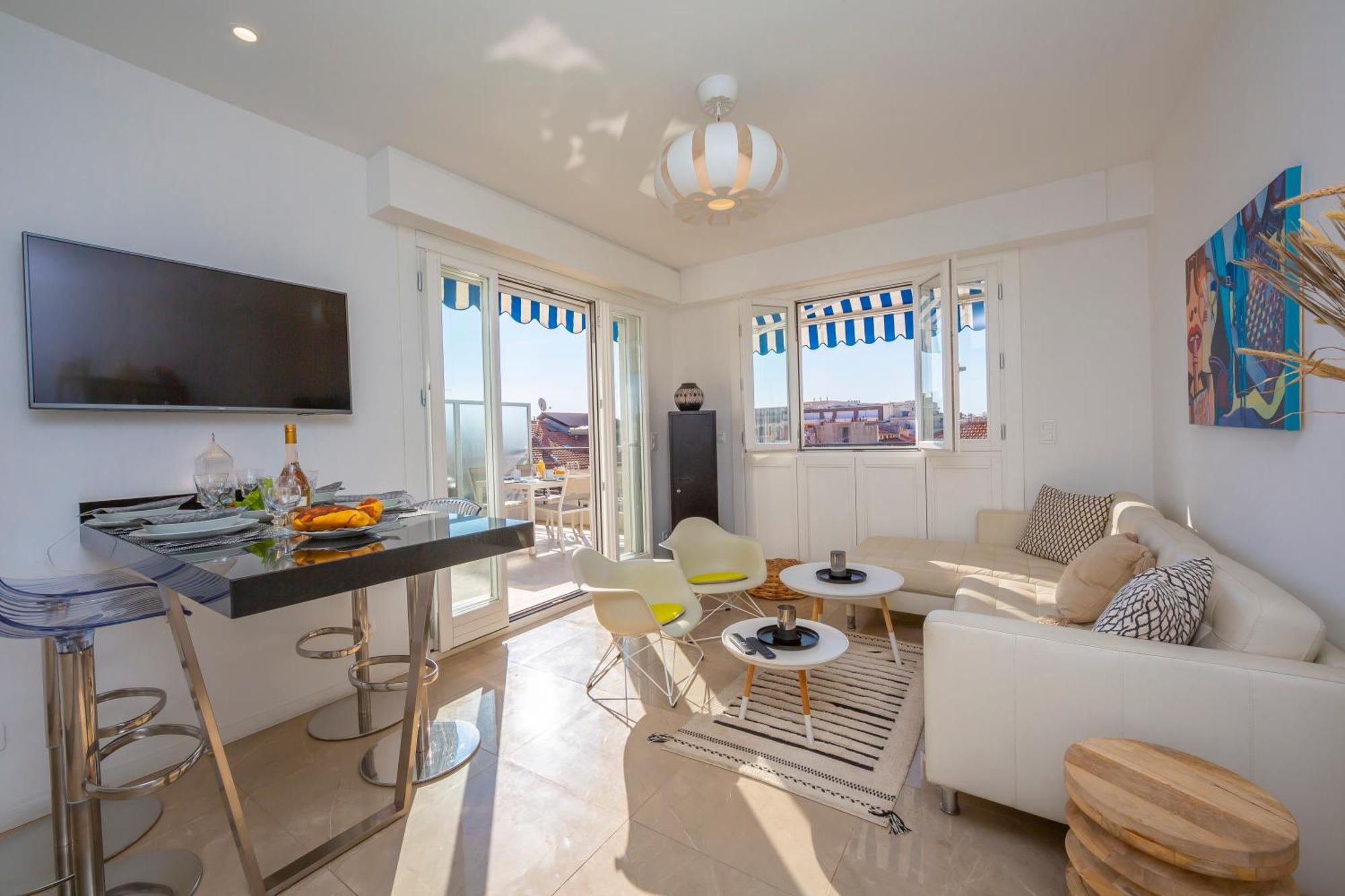 Rooftop At Palais De La Buffa - Happy Rentals 니스 외부 사진