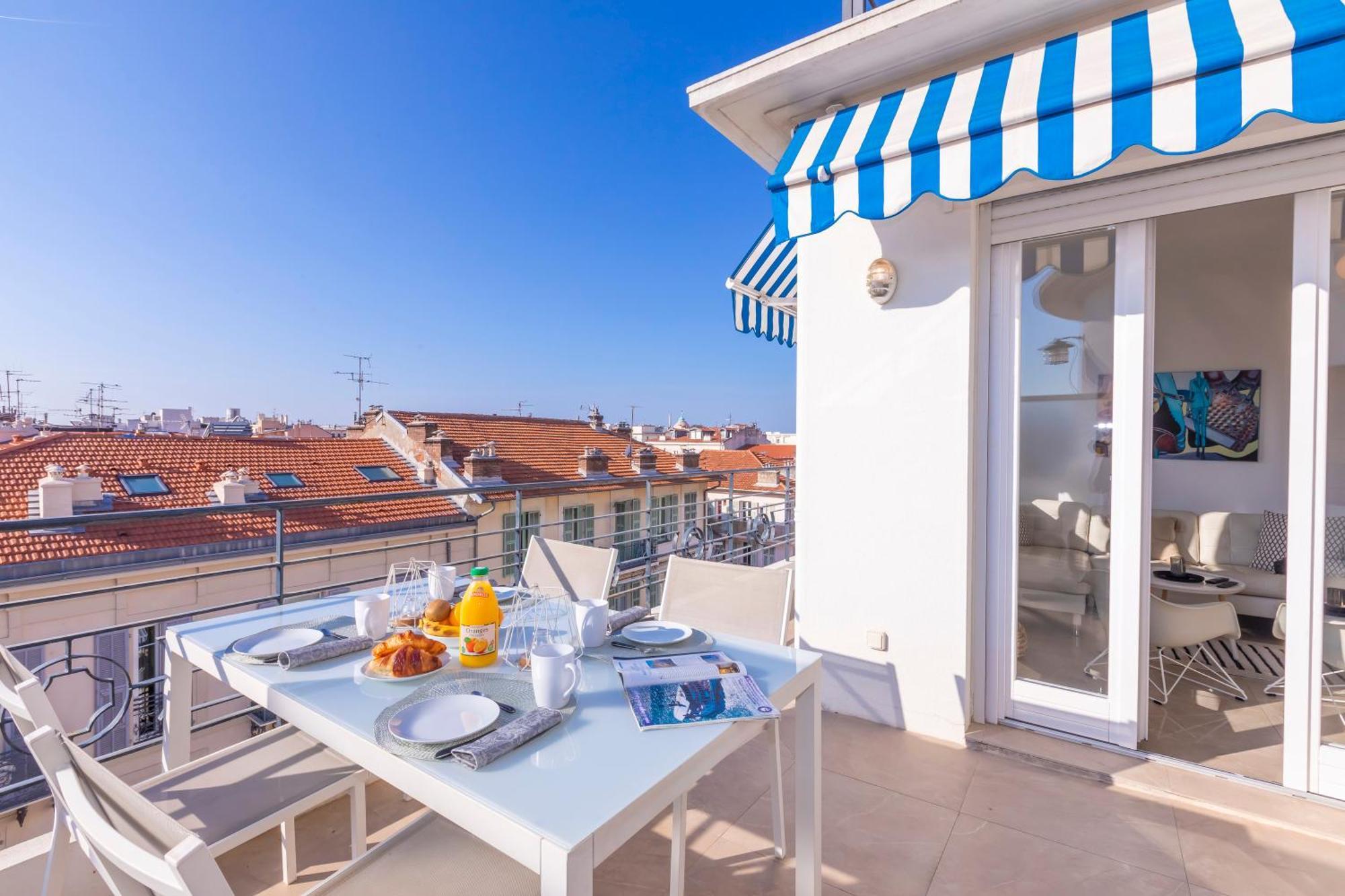 Rooftop At Palais De La Buffa - Happy Rentals 니스 외부 사진